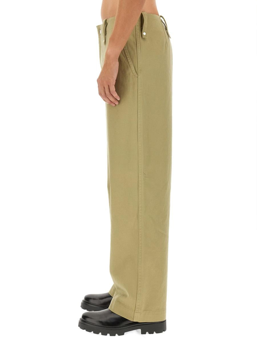 BURBERRY Gray Wool Suit Trousers