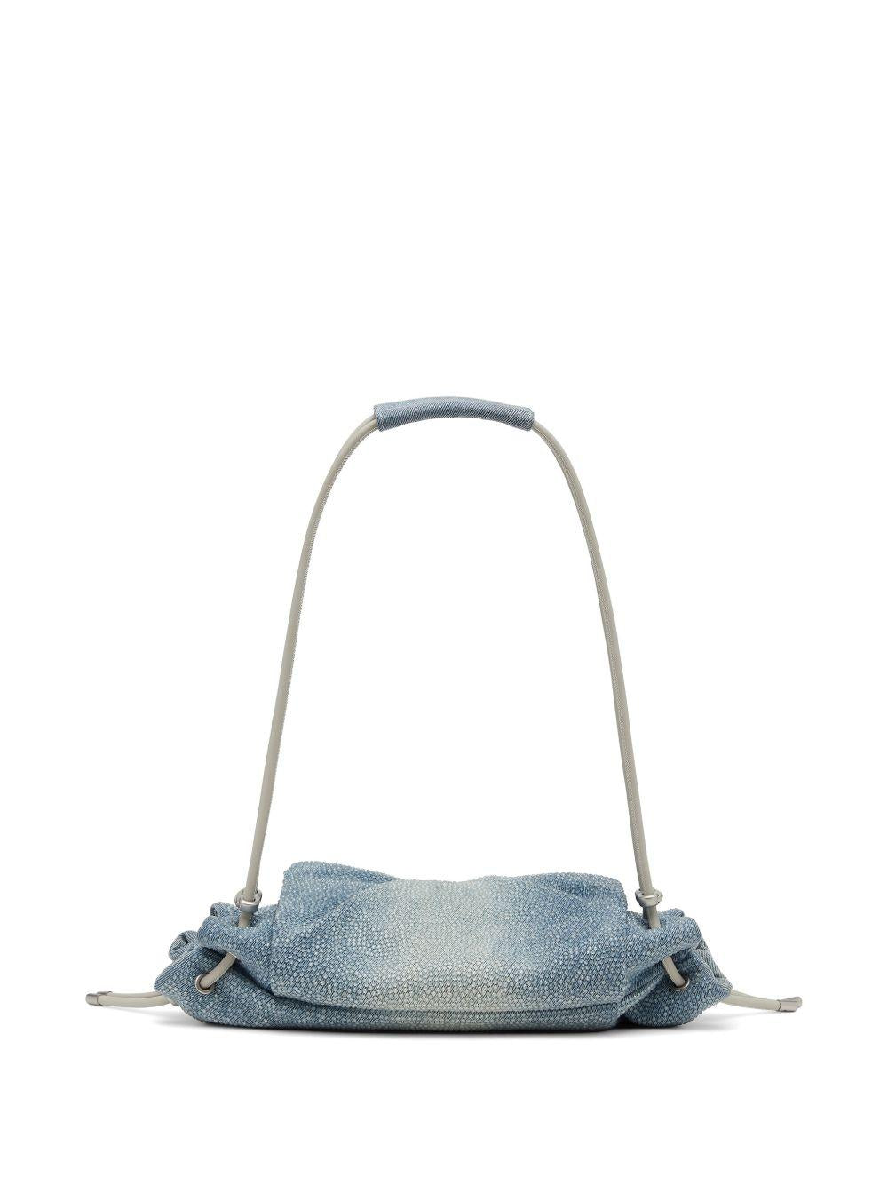 DIESEL Leather Shoulder Bag Black