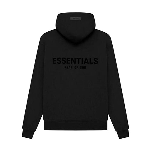 Fear of God Essentials Core Collection Black Stretch Hoodie