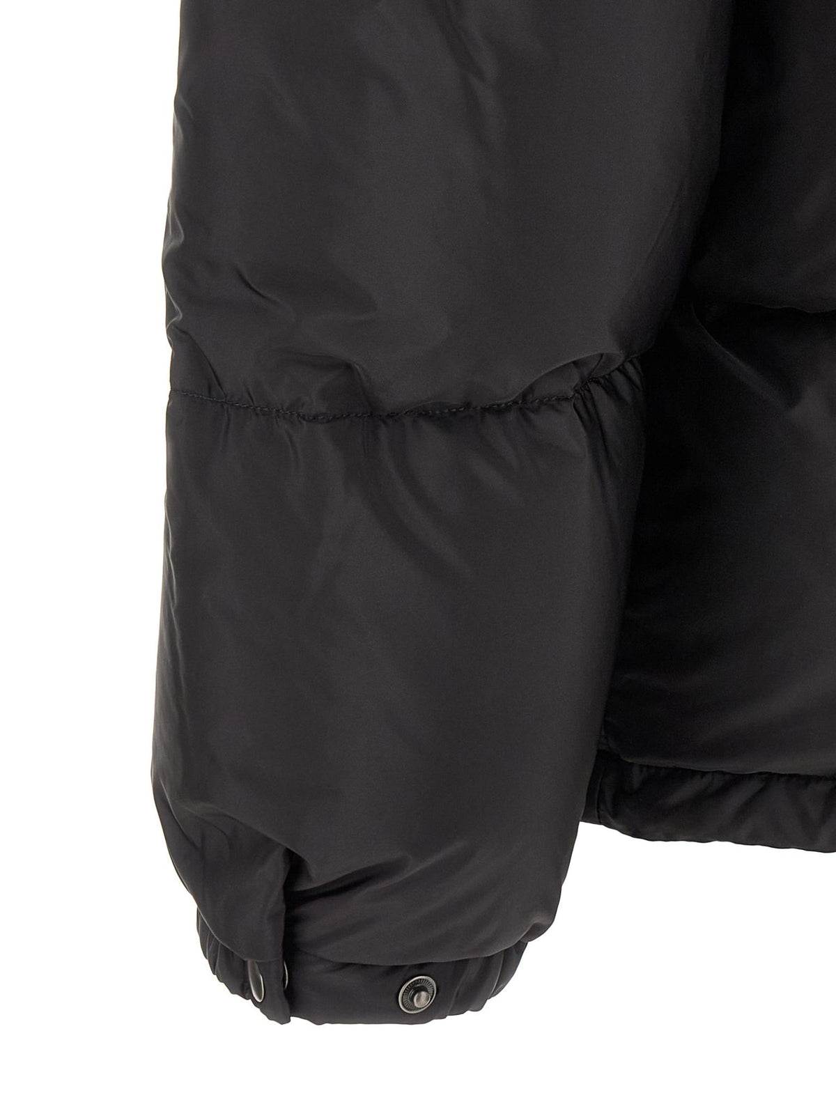 PRADA Black Nylon Casual Down Puffer Jacket for Men