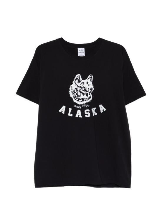 Wild Donkey Alaska Graphic Short Sleeve T-Shirt Black
