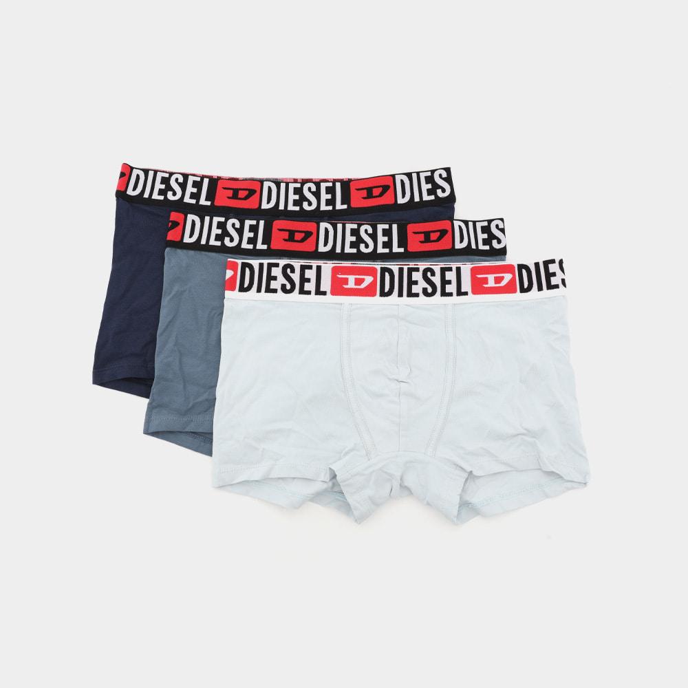 DIESEL Logo Waistband 3-Pack Men’s Boxer Briefs Underwear 00ST3V 0DDAI E7448