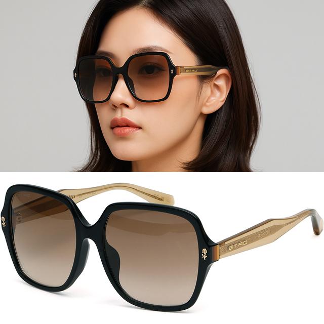 Etro Acetate Oval Oversized Asian Fit Unisex Sunglasses ETRO0064 F S 71C86