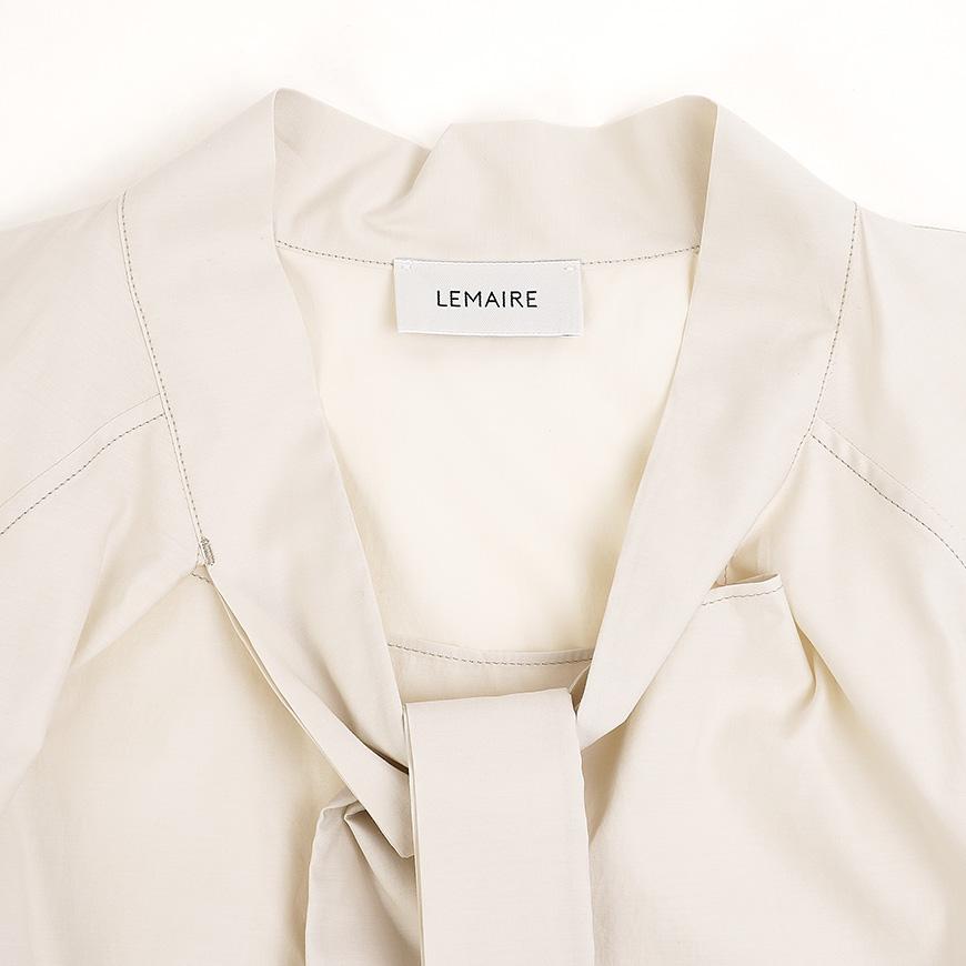 Lemaire Women’s Ascot Silk Blouse SH1218 LF1500 WH048