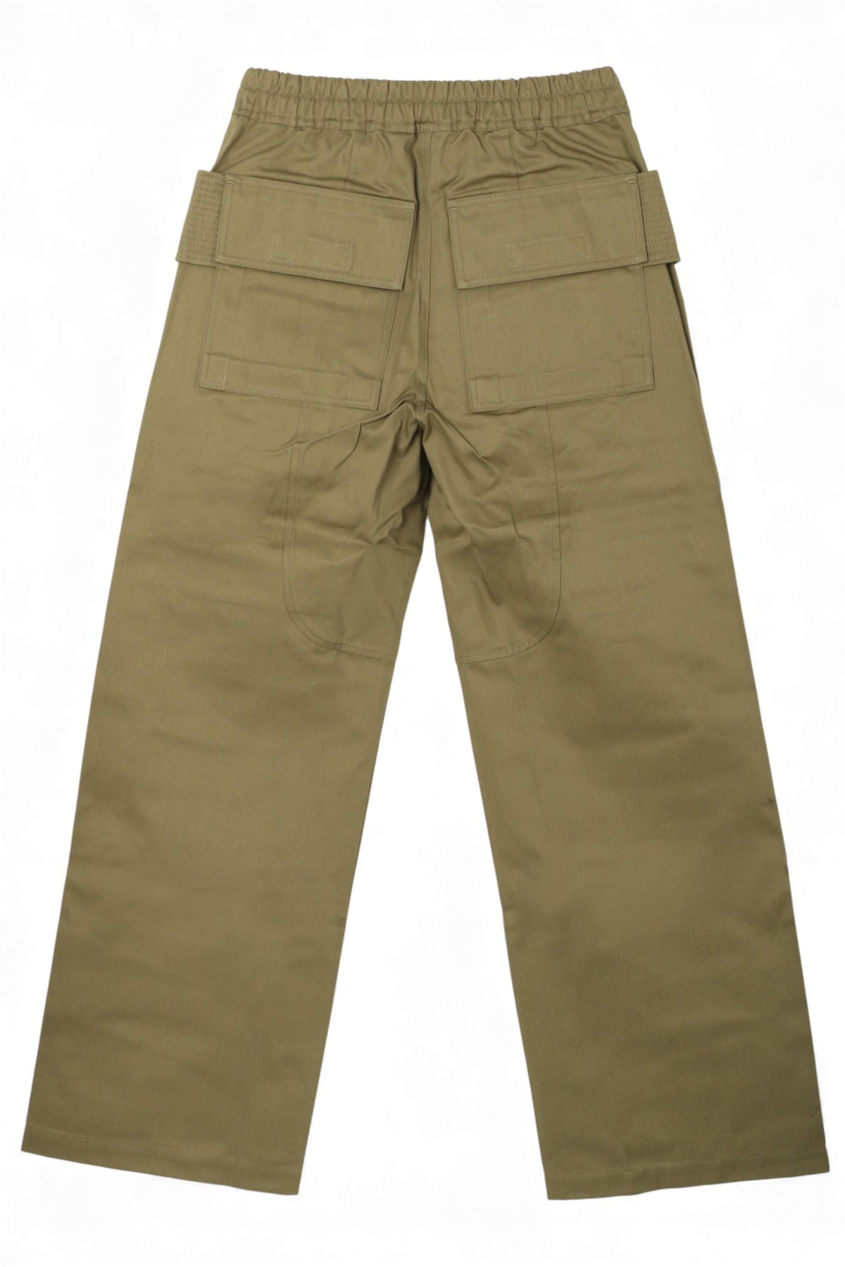 Rick Owens DRKSHDW Cotton Twill Wide Creatch Cargo Pants Pale Gr DU02C5394 TW 25