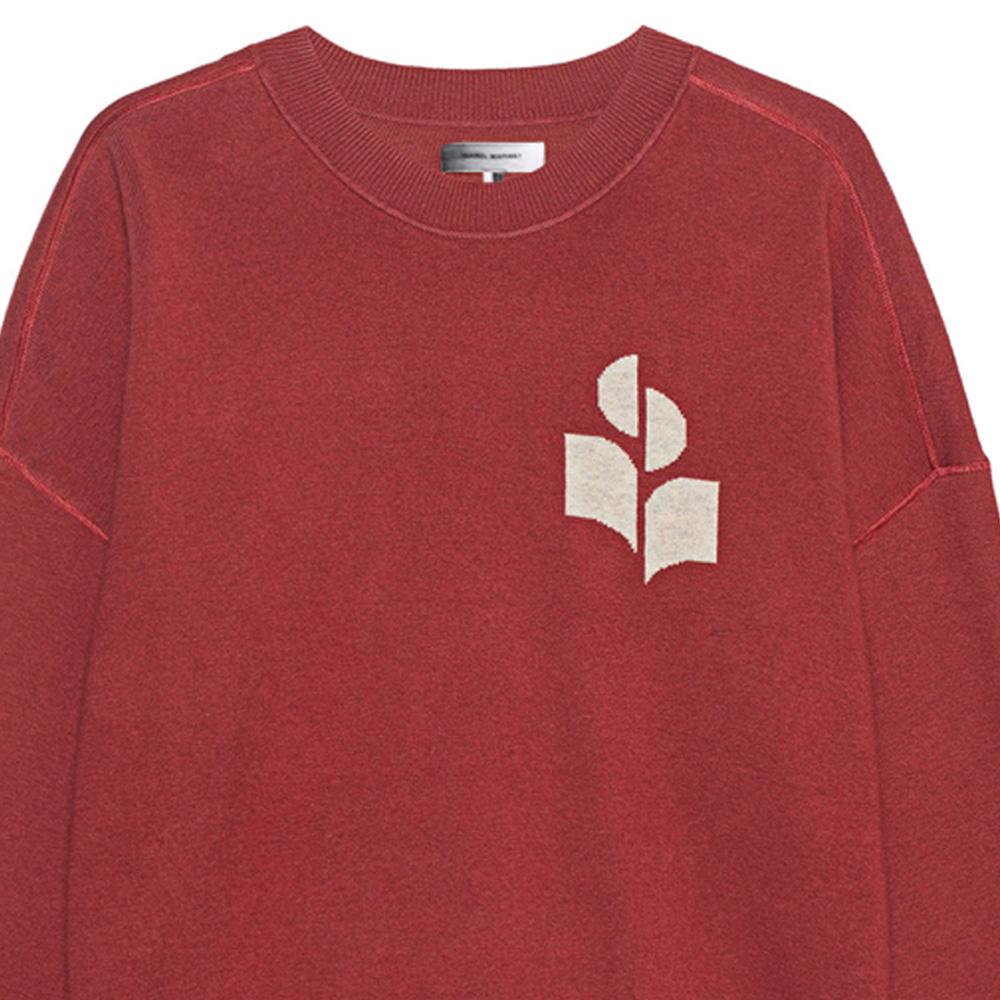 Isabel Marant ATLEY Logo Crewneck Knit Sweater for Men PU1803 22A069H 11BH