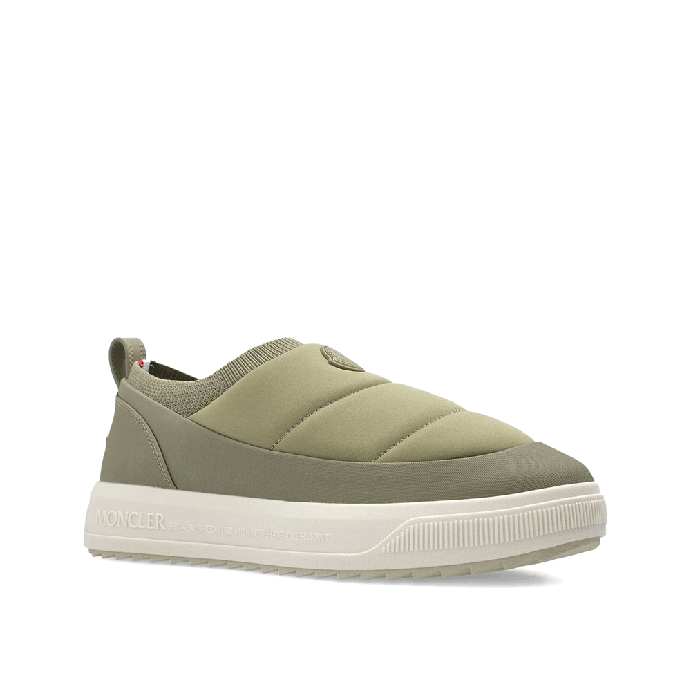 Moncler Olive Slip-On Sneakers Men’s Low-Top 4B00010