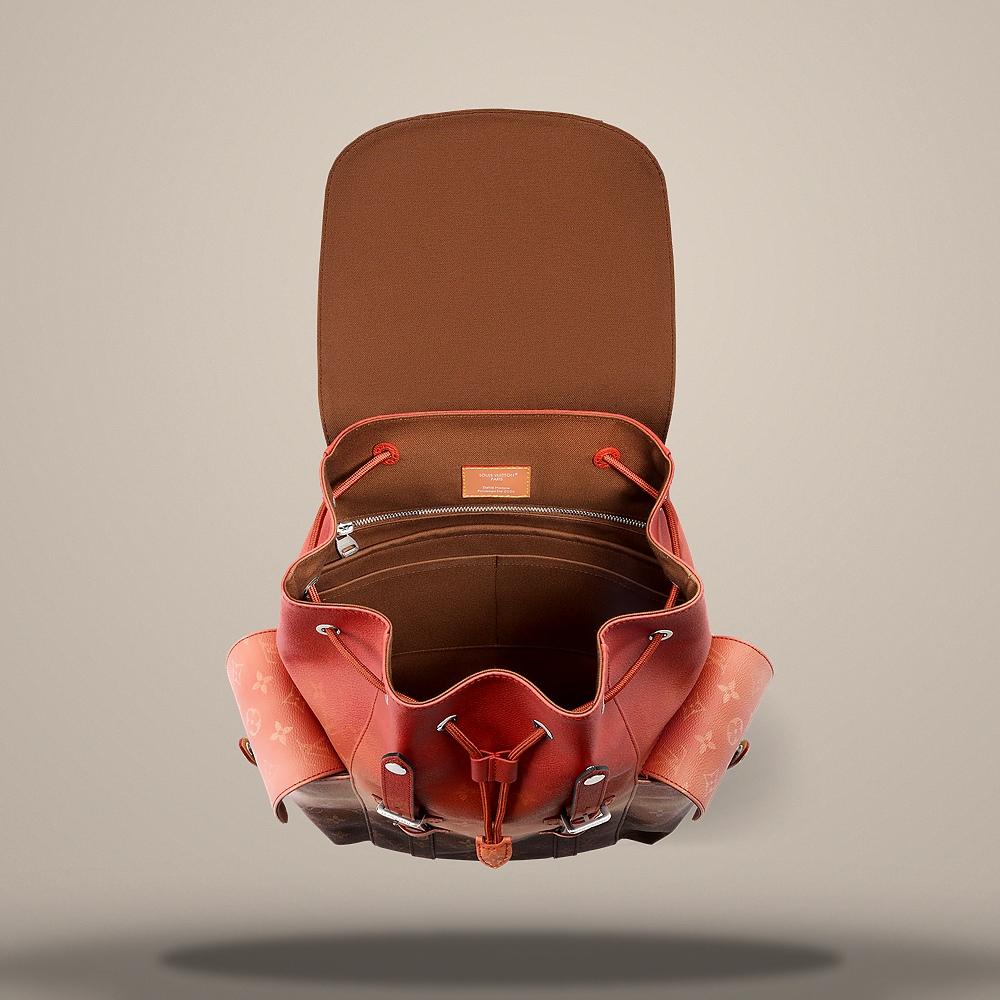 Louis Vuitton Christopher MM Orange Backpack M28390