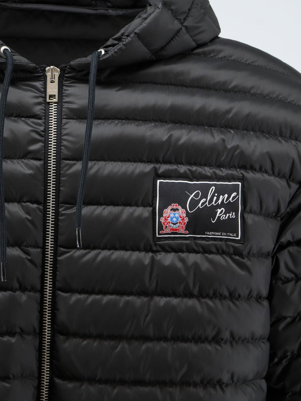 CELINE Black Down Puffer Jacket for Men