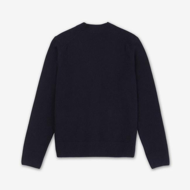 Maison Kitsune Baby Fox Navy Cardigan Women’s Knit