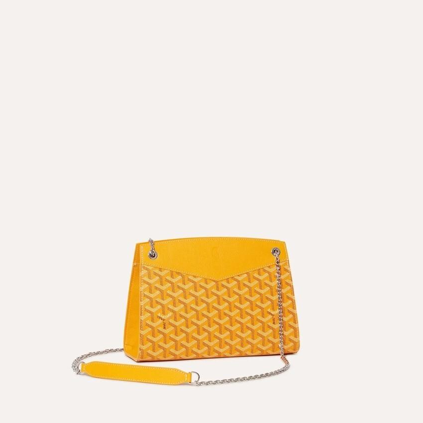 GOYARD Women’s Structured Rouette PM Crossbody Bag Yellow ROUETSPMLTY08 CL08