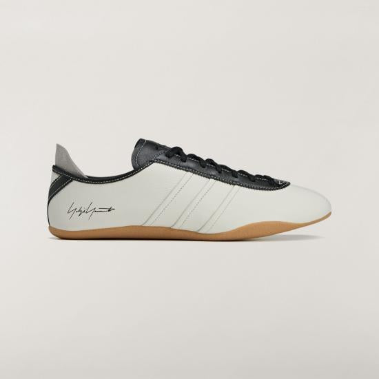Y-3 Black Leather Low-Top Sneakers JR6645 DOM