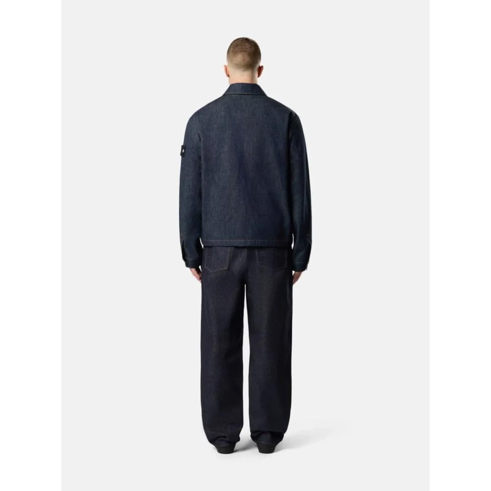 STONE ISLAND Indigo Denim Coach Jacket Men’s