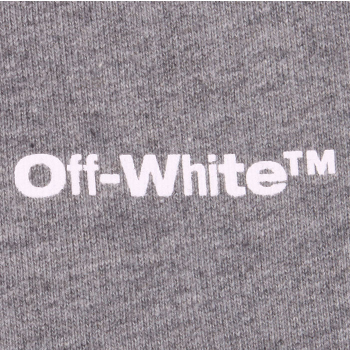 OFF WHITE Wave Graphic Crewneck Sweatshirt Men's Black