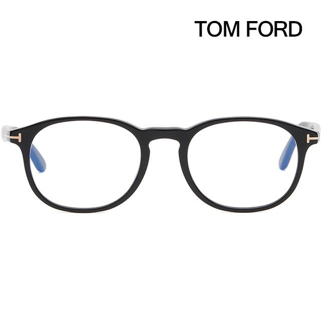 TOM FORD Blue Light Blocking Acetate Square Eyeglass Frames Asian F TF5680FB 001