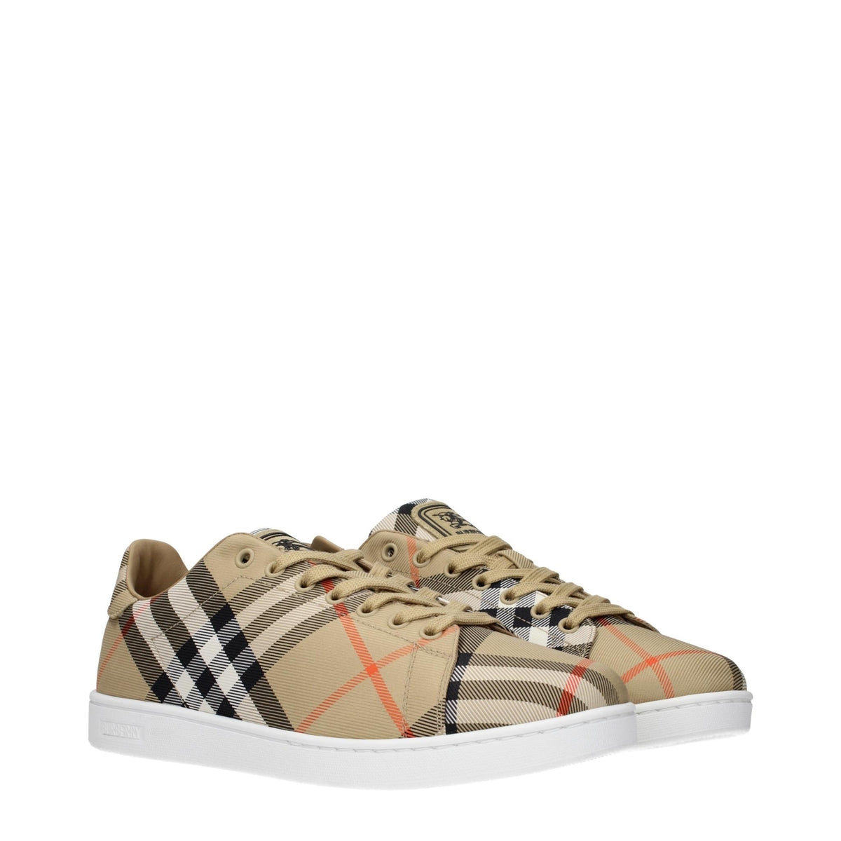 BURBERRY Leather Low-Top Sneakers for Men