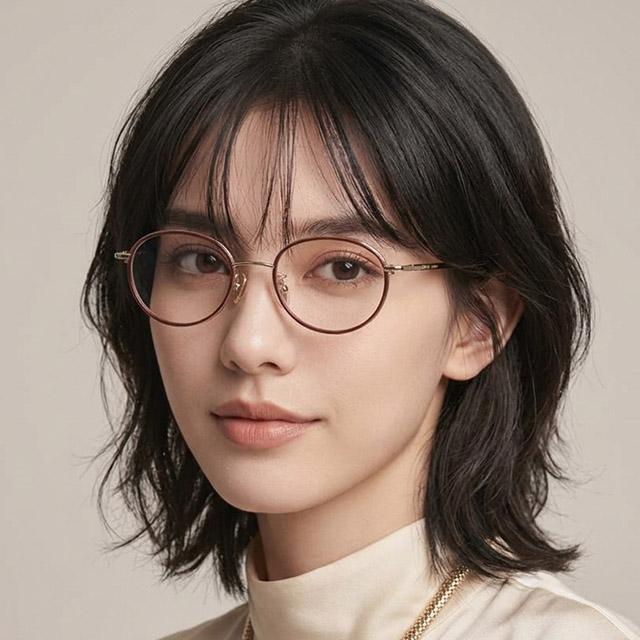 Max Mara Unisex Asian Fit Oval Eyeglass Frames MM5123 D 32A