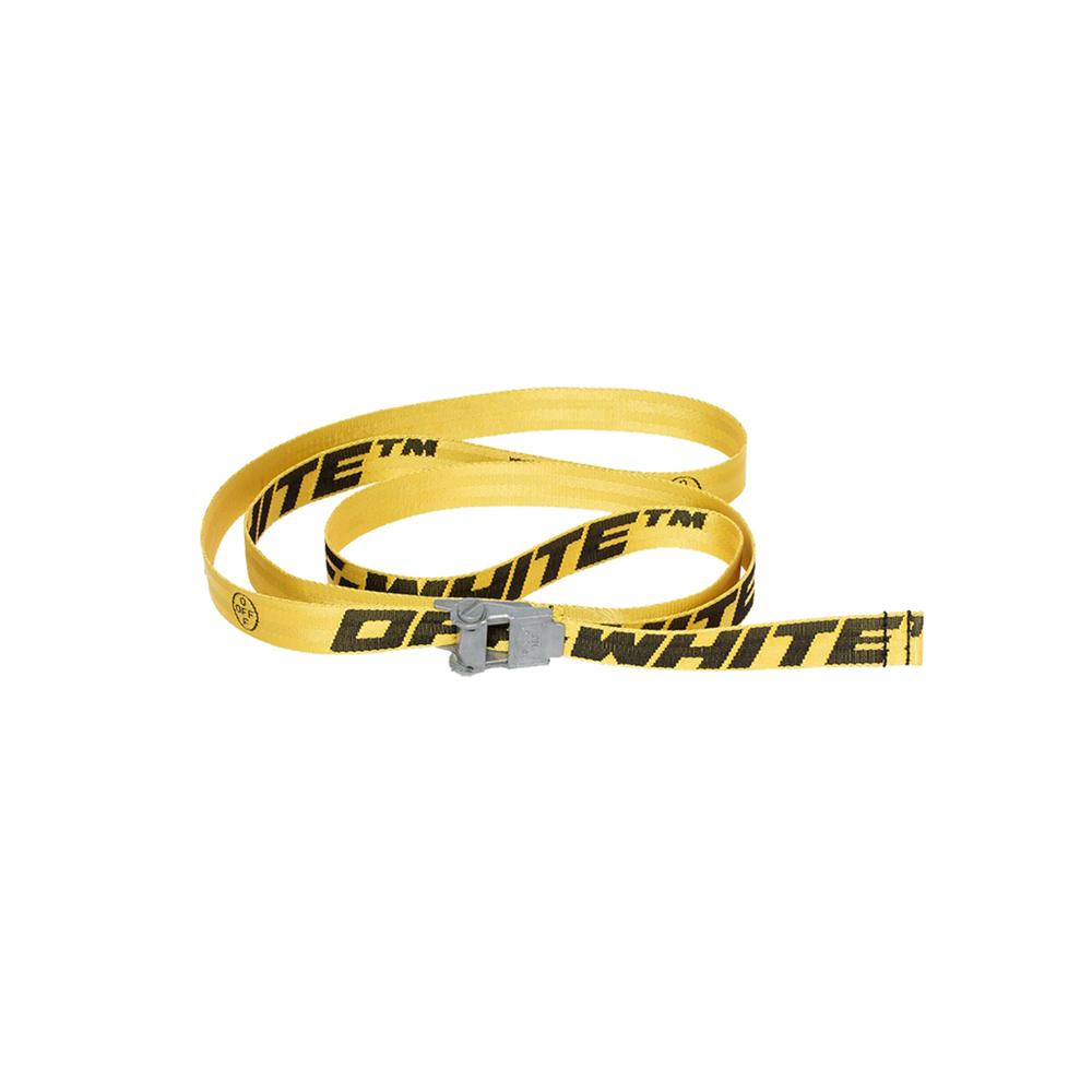 OFF WHITE Yellow Mini Industrial Belt OMRB021 F19F 42028 6010