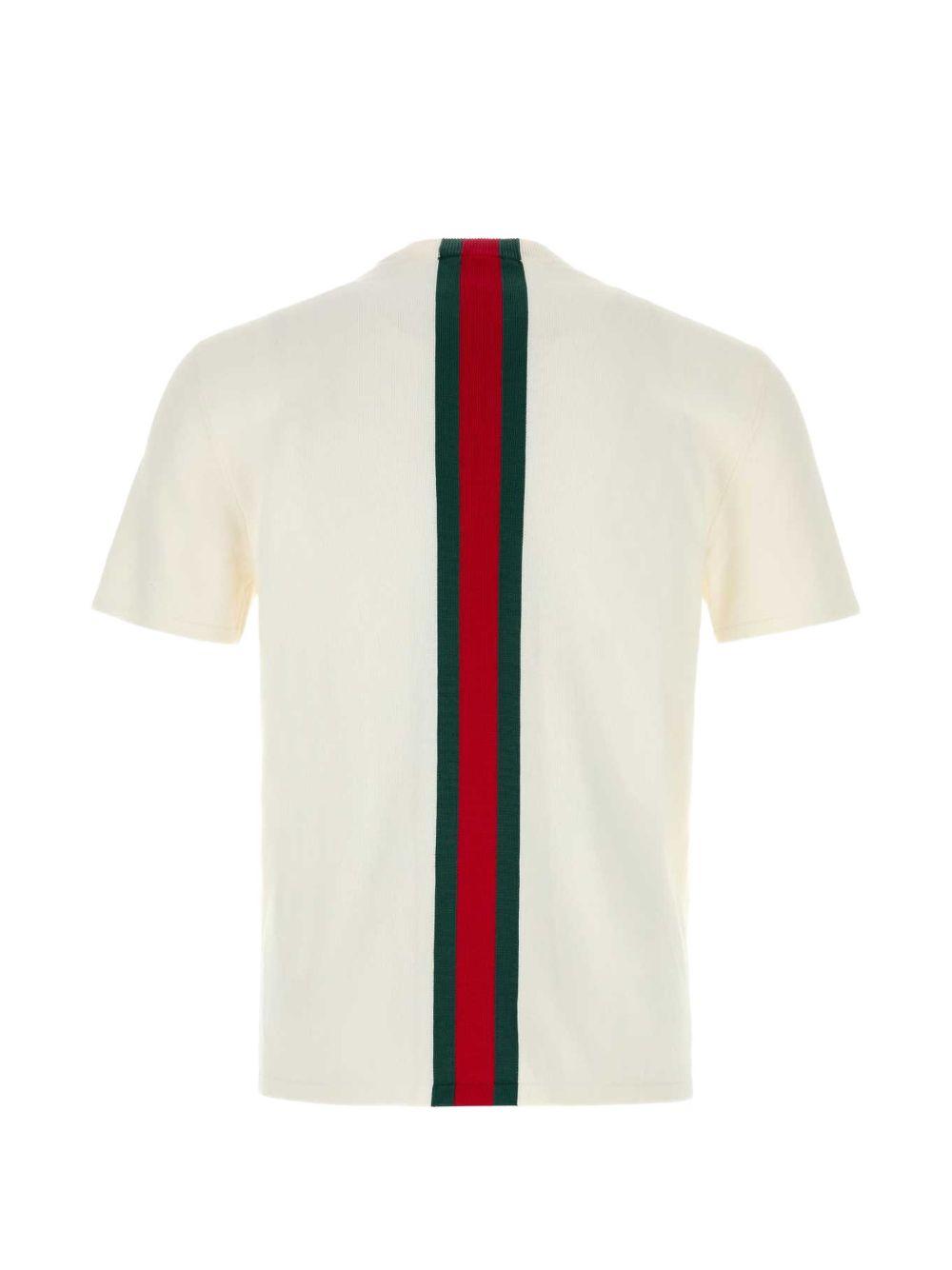 GUCCI Knit T-Shirt Men’s Navy Cotton Crewneck Top