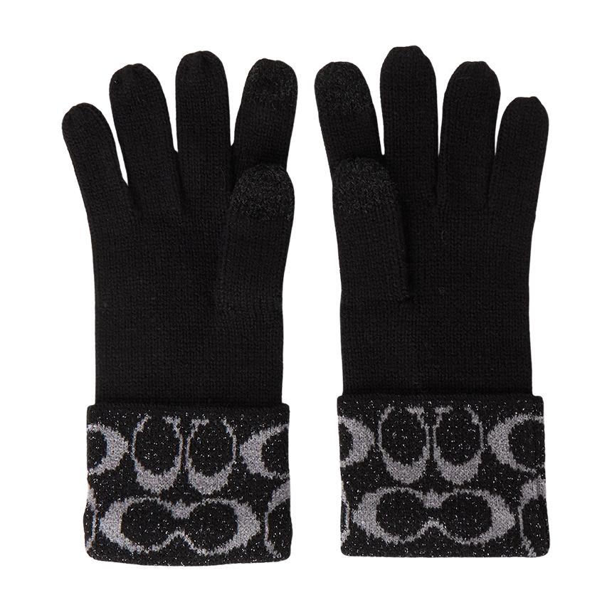 Coach Women’s Knit Gloves & Beanie Set COWC554585 001