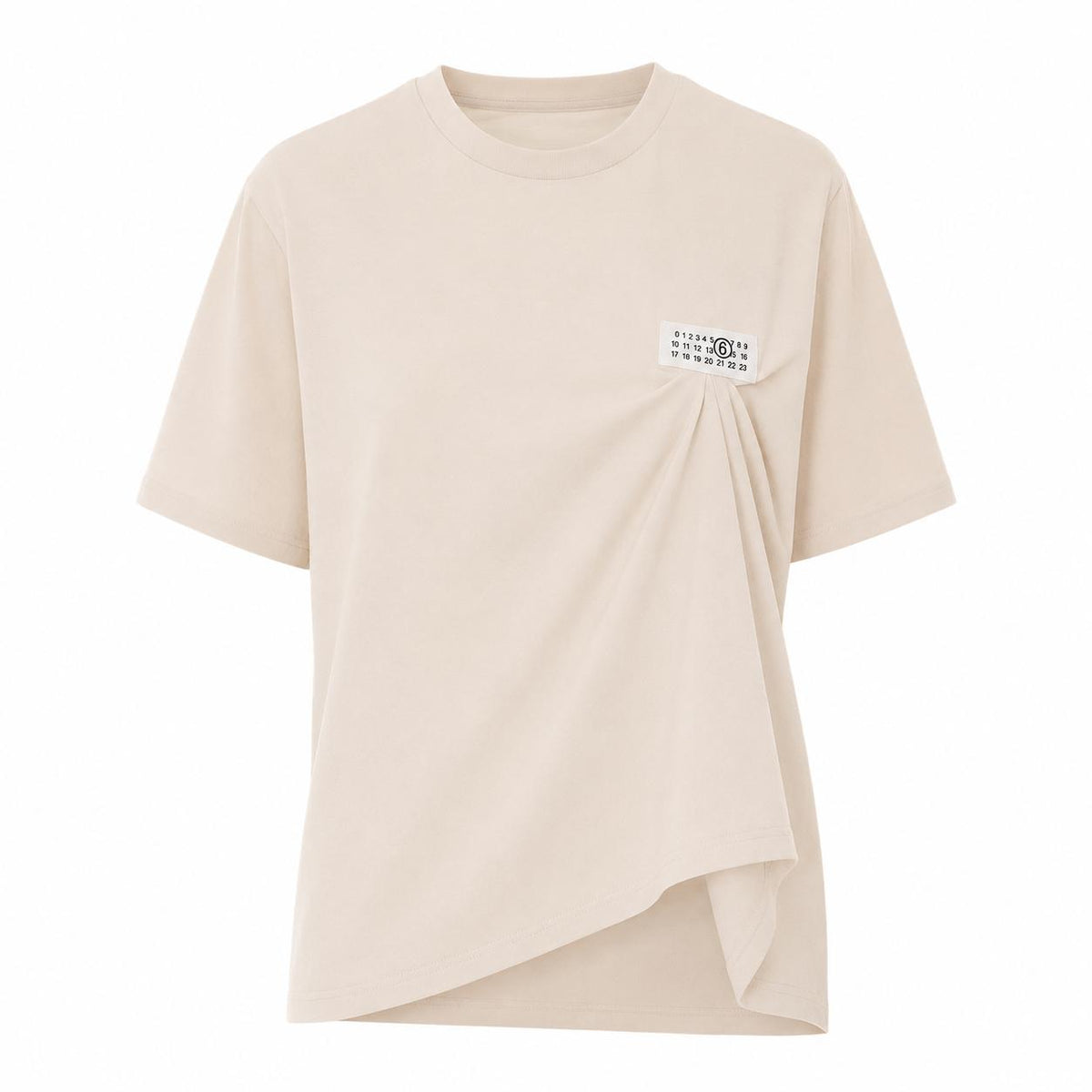 Maison Margiela Short Sleeve T-Shirt White Cotton Women