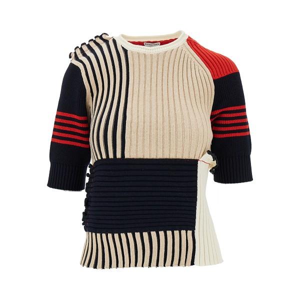Bottega Veneta Wool Round Neck Knit Sweater Women’s SS25 Black