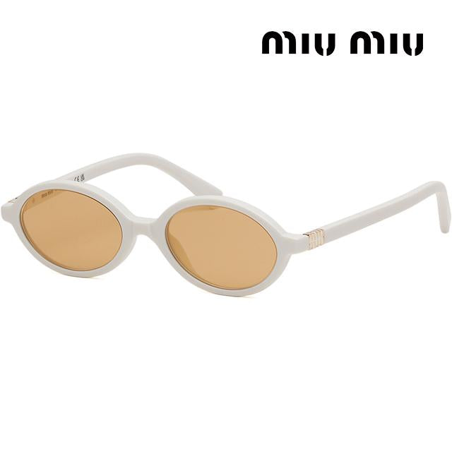 Miu Miu White Mirror Acetate Sunglasses Unisex SMU04Z 142 40D
