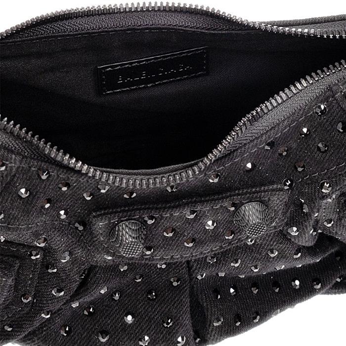 BALENCIAGA Le Cagole XS Shoulder Bag Black Leather