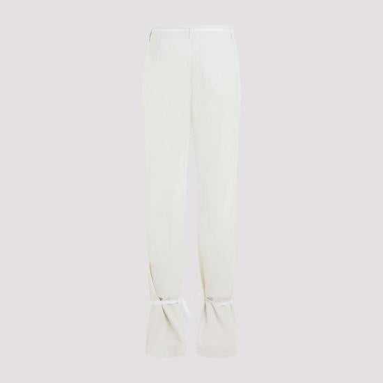 Lemaire Straight Classic Pants White PA1098LF1253001
