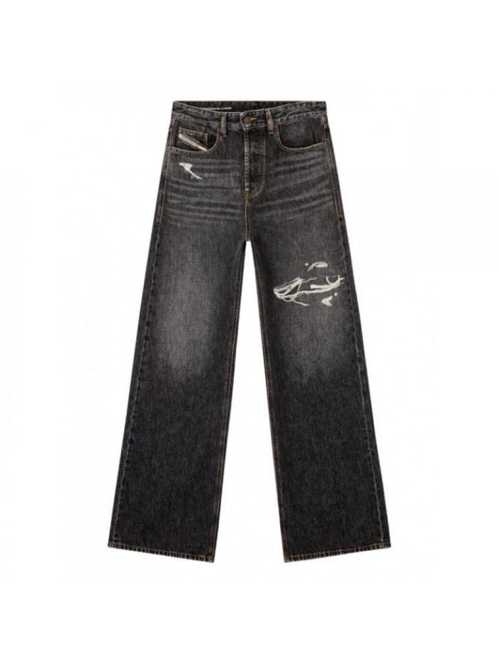 DIESEL Relaxed Fit Blue Denim Jeans for Men