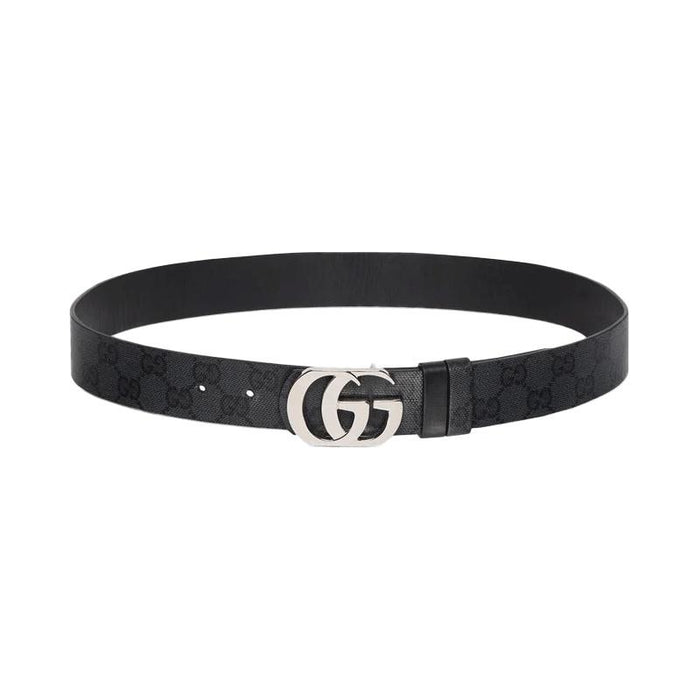 GUCCI GG Marmont Reversible Leather Belt for Men Black