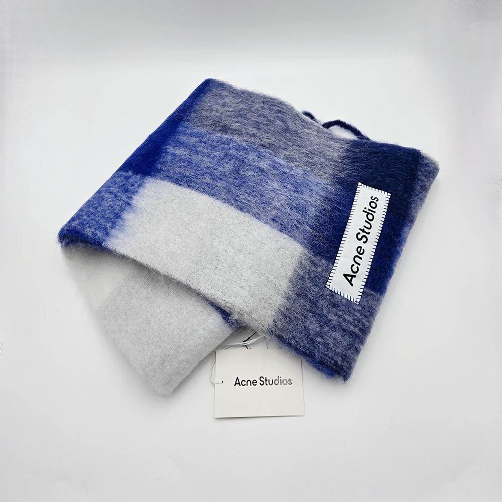 Acne Studios Mohair Check Scarf Valley Muffler Unisex CA0084 DL7