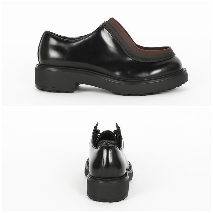 PRADA Brushed Leather Loafers 2EG421 055 F0807