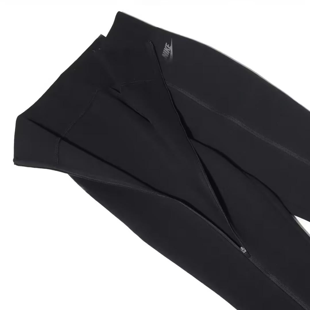 Nike Women’s Black Tech High-Waist Slim Zip Fleece Jogger Pants