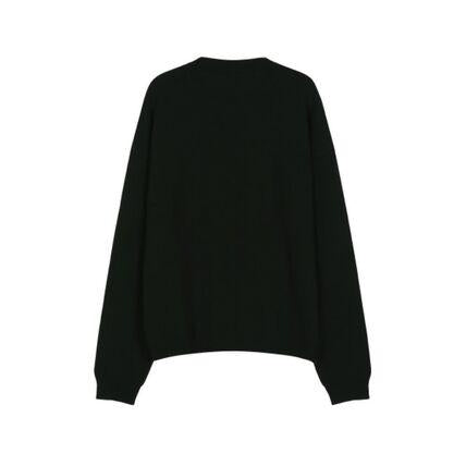 Andersson Bell Crewneck Knit Sweater for Men atb1453m BLACK DOM