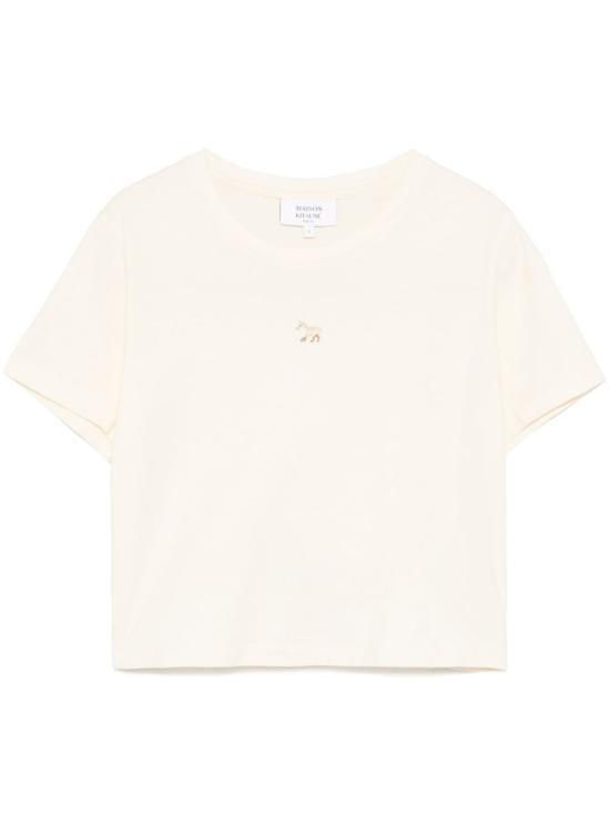 Maison Kitsune Baby Fox Patch Marble Dom Cotton T-Shirt