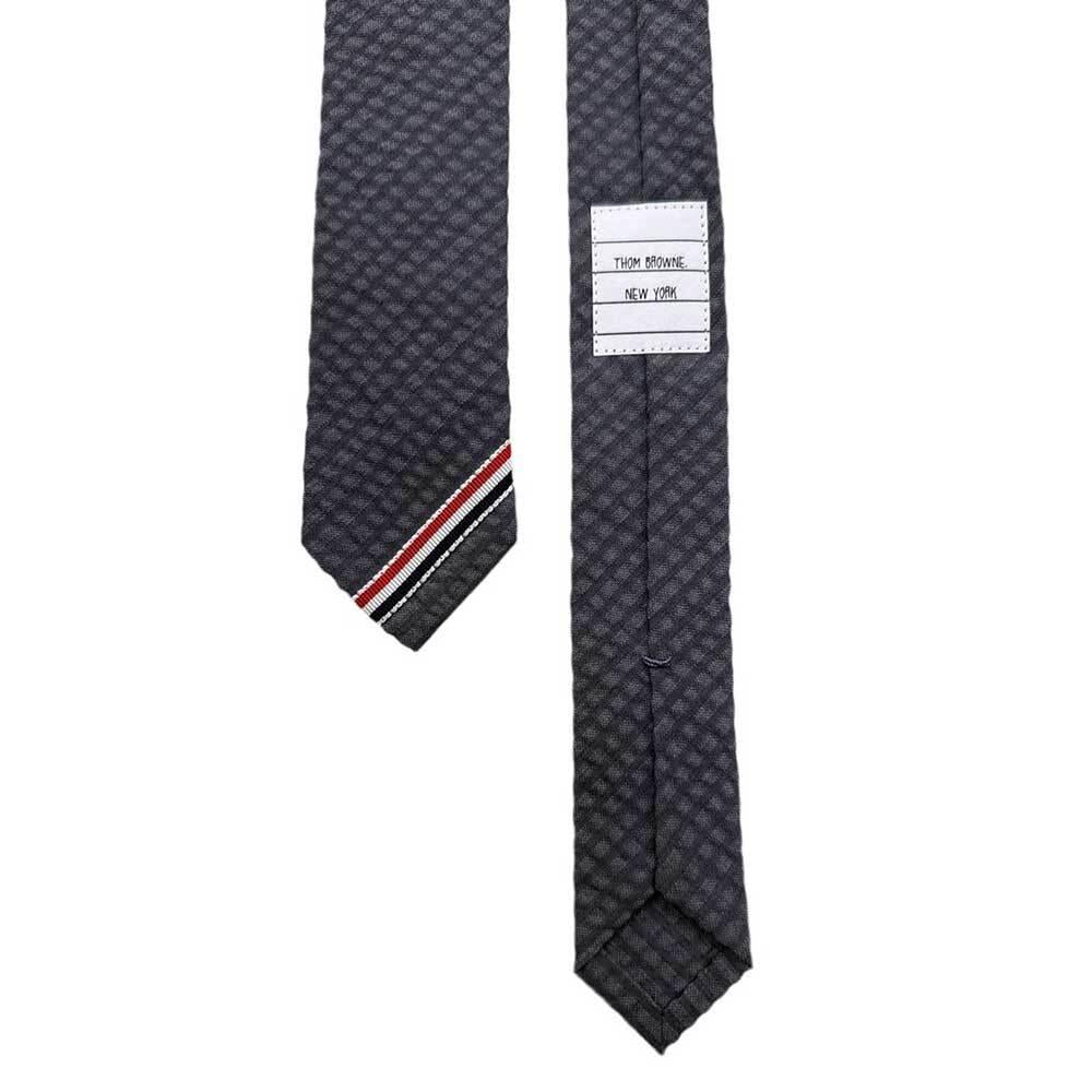 THOM BROWNE Seersucker Wool Men’s Tie MNL001O 06455 055