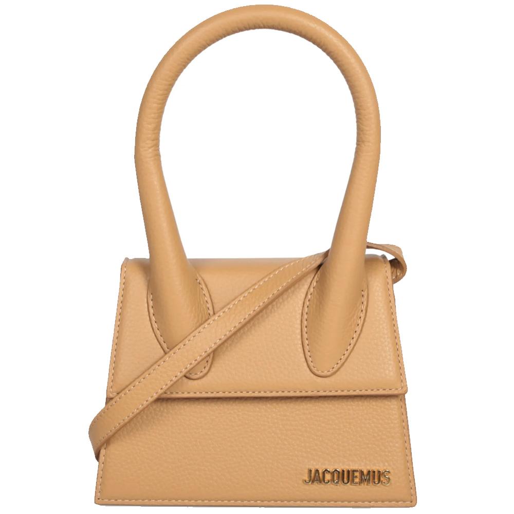JACQUEMUS Le Chiquito Moyen Leather Crossbody Tote Bag