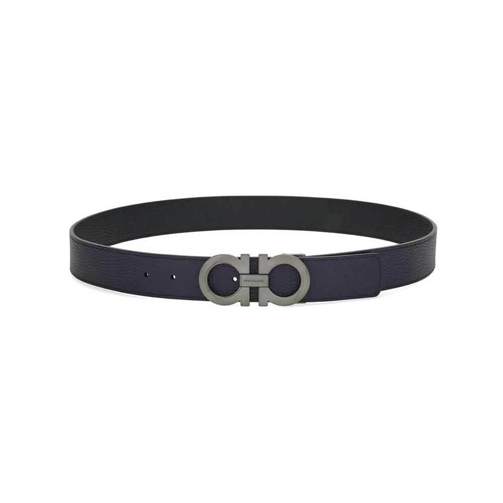 Ferragamo Men's Reversible Gancini Belt 670428 790557