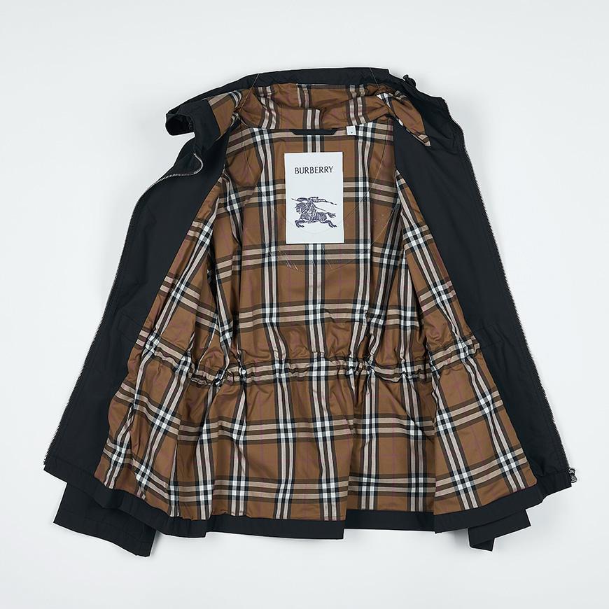 BURBERRY Women’s Medley Drawstring Jacket A1189 Black