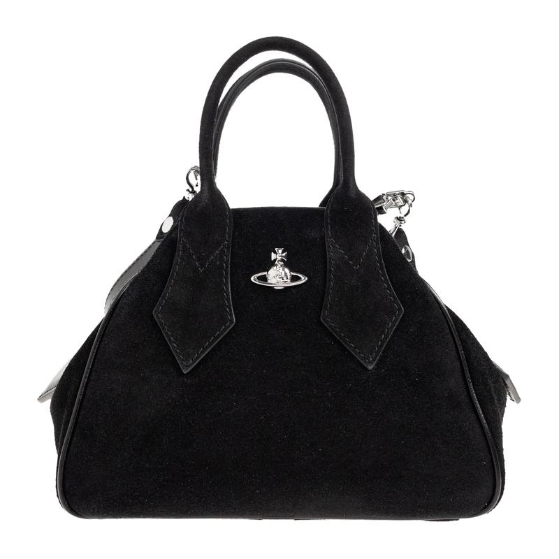 Vivienne Westwood Yasmin Small Tote Bag Black Leather Tote