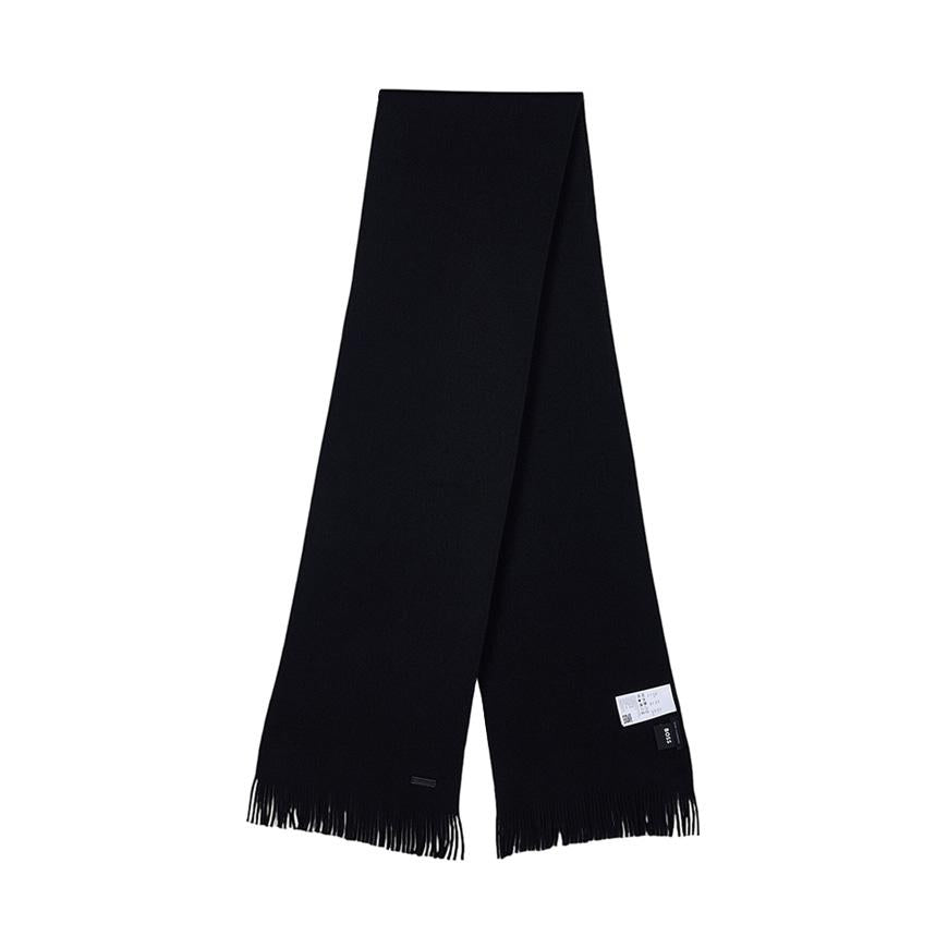 HUGO BOSS Men’s Virgin Wool Knit Scarf 50495340 001