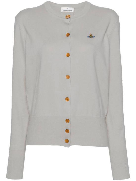 Vivienne Westwood BEA Knit Cardigan 1803002P Y001A P403 LIGHT GREY DOM
