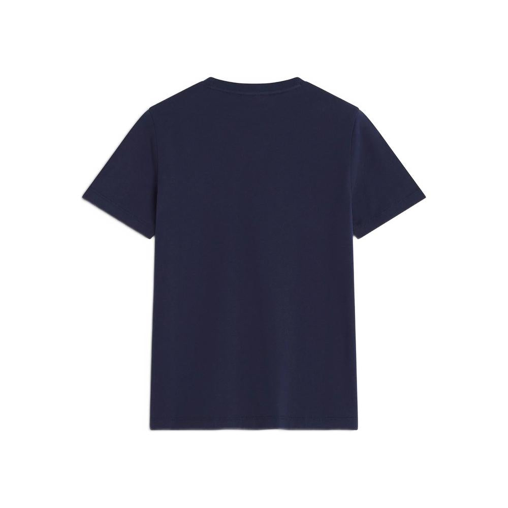 Maison Kitsune Classic Navy Short Sleeve T-Shirt Women Cotton