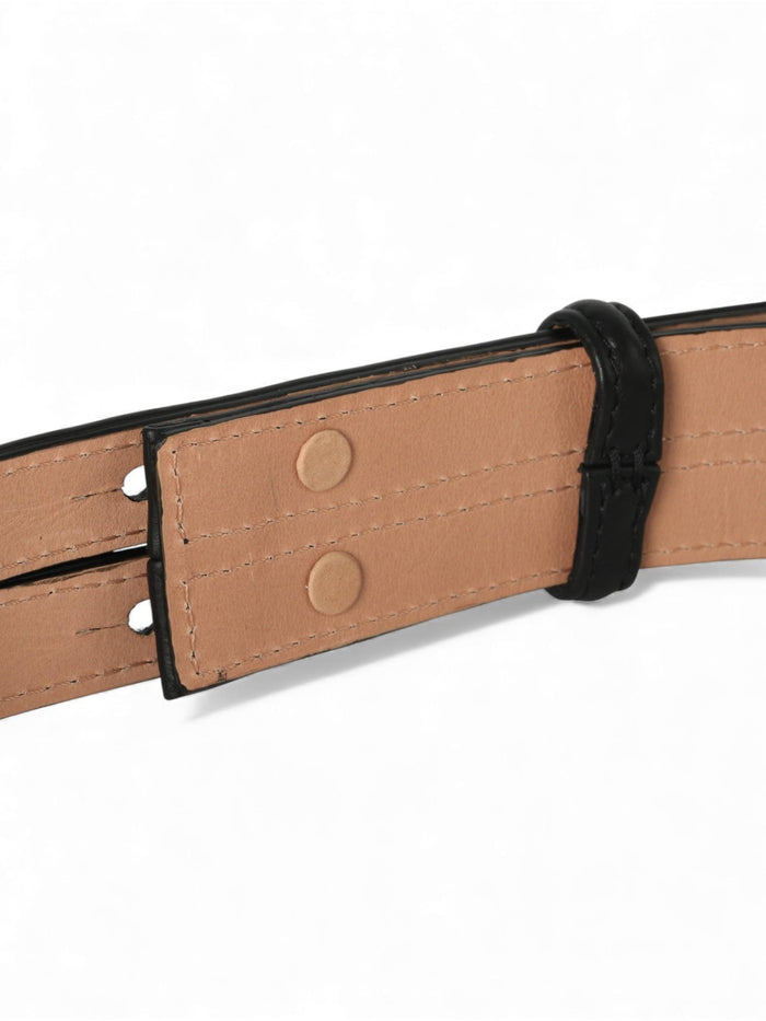 Dries Van Noten Split Leather Belt Black Unisex 242011403199900