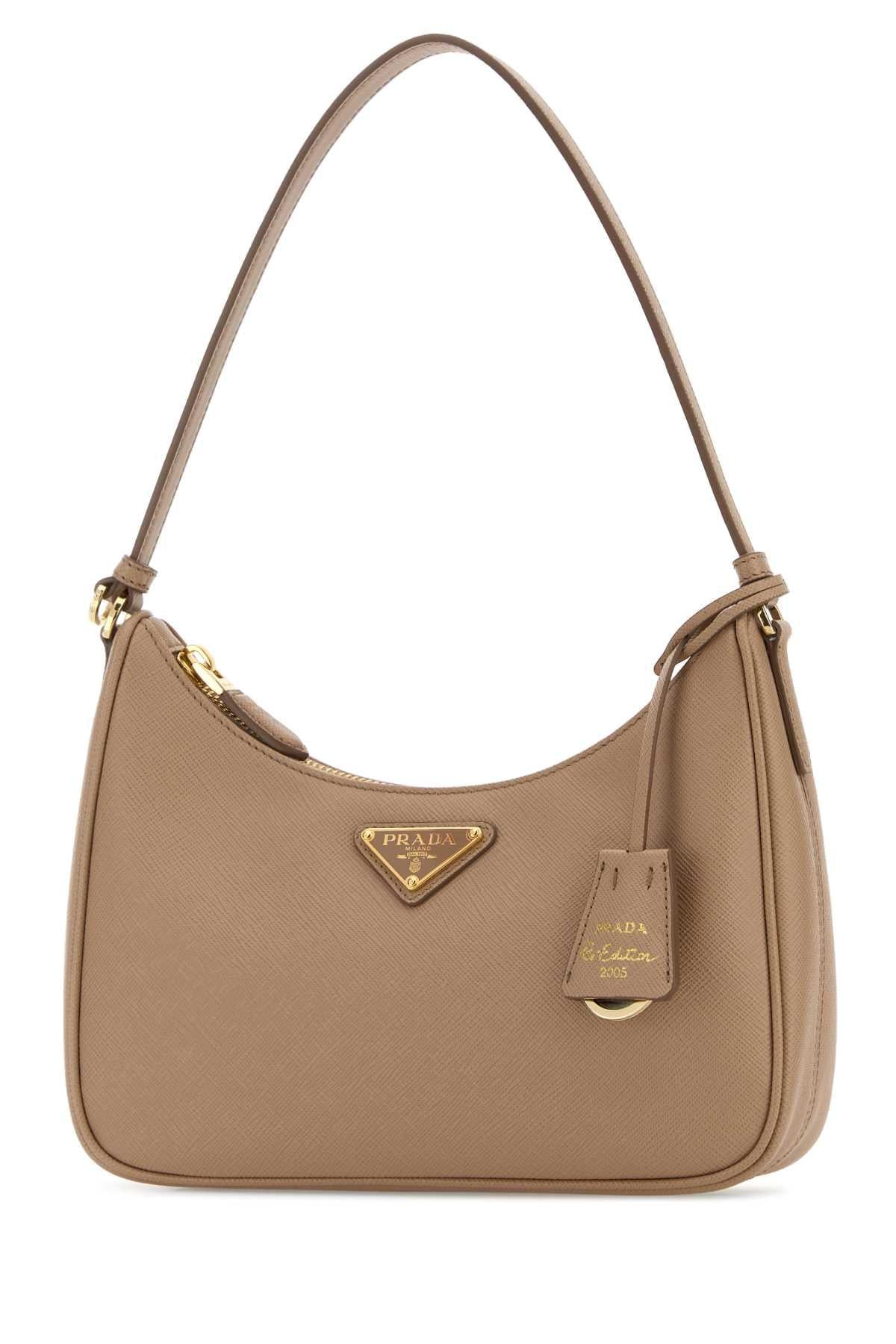 PRADA Black Nylon Shoulder Bag