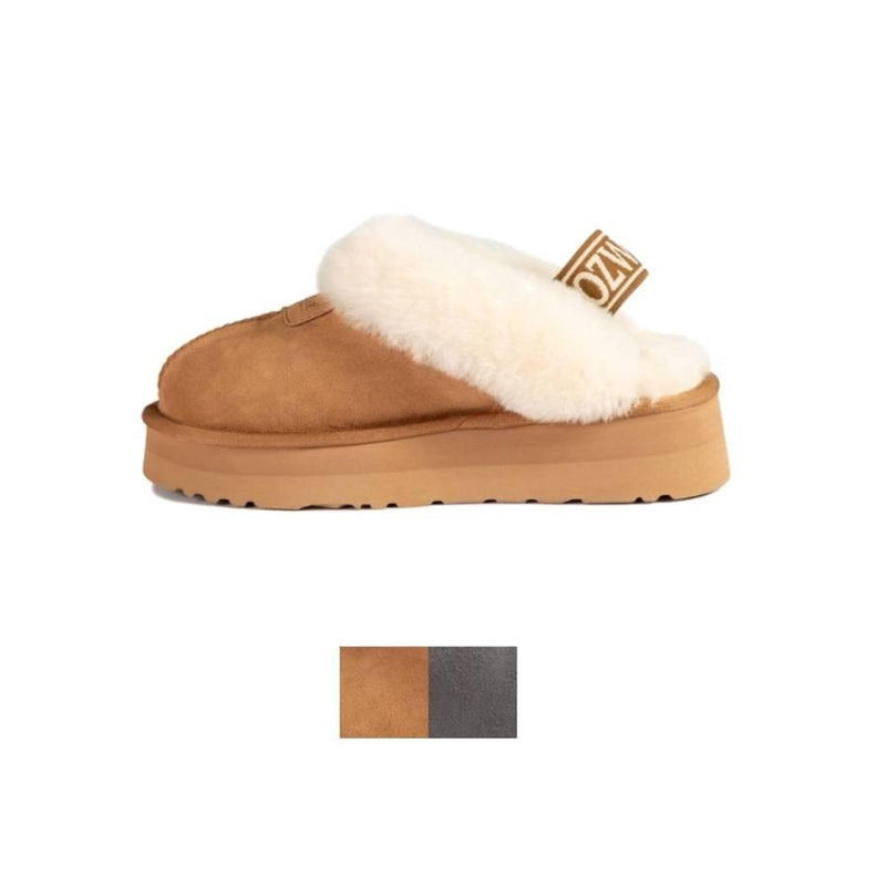 OZWEAR Women's Platform Elastic Strap Slippers OZ114 llPEB