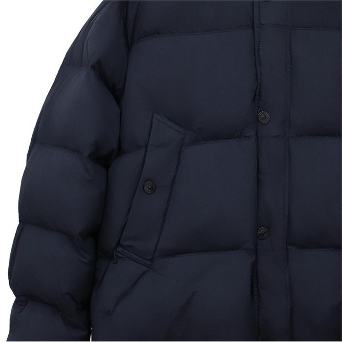 STONE ISLAND Crinkle Reps Down Puffer Jacket Black Men’s