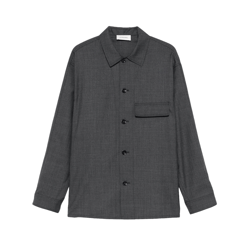 Lemaire Tailored Overshirt Polo Shirt for Men OV1012 LF1386