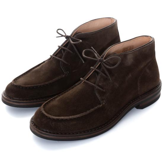 astorflex Dark Chestnut Rubber Sole Suede Chukka Boots
